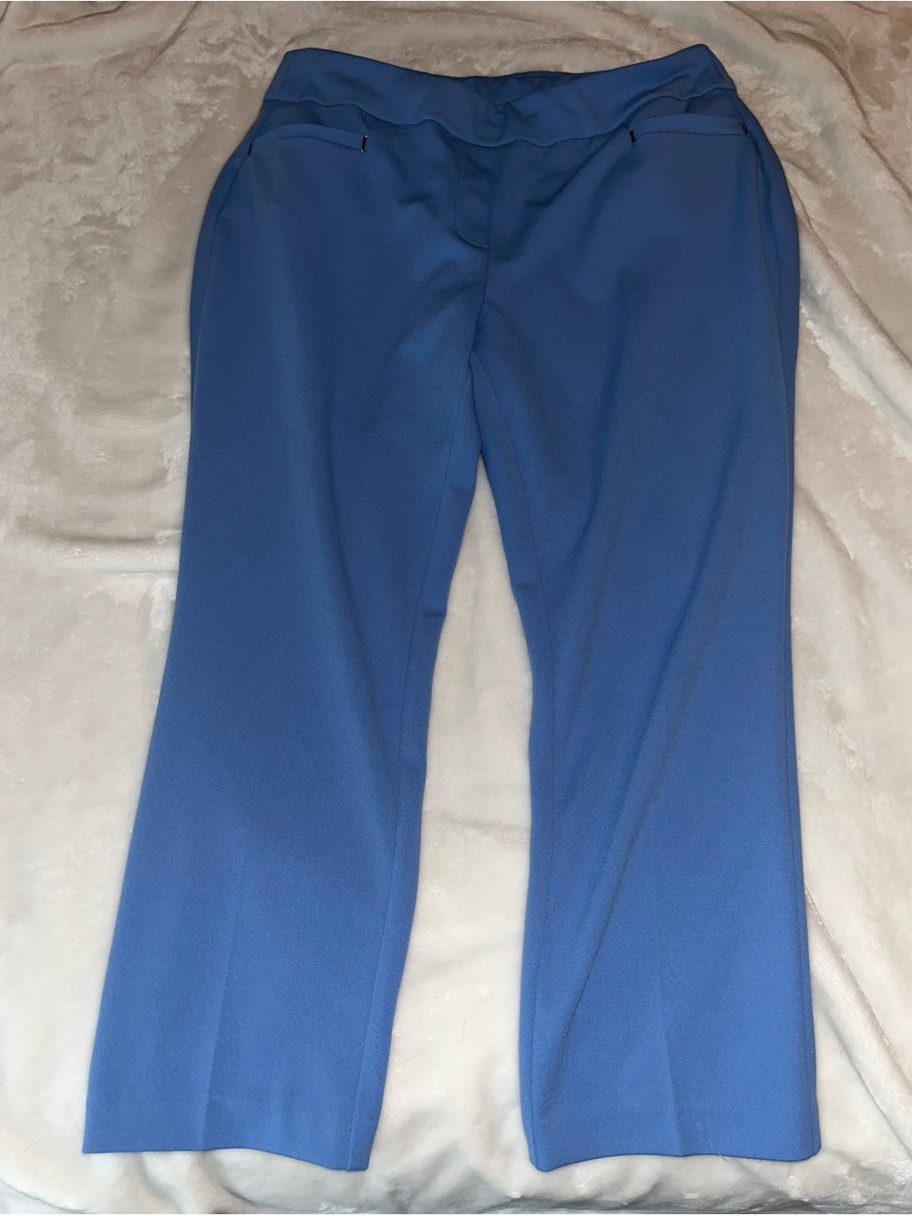 Cato Mid-Rise Pants in Cornflower Blue